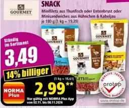 Norma Cat Gourmet Snack Angebot