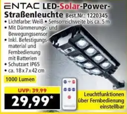 Norma Entac LED-Solar-Power-Straßenleuchte Angebot