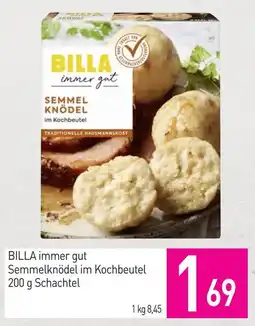 Sutterlüty BILLA immer gut Semmelknödel im Kochbeutel Angebot