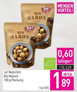 Sutterlüty Ja! Natürlich Bio Maroni Angebot