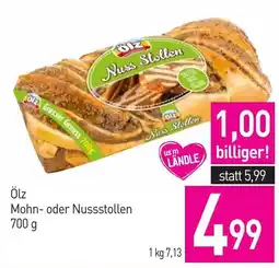 Sutterlüty Ölz Mohn- oder Nussstollen Angebot
