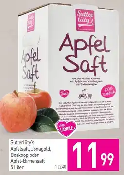 Sutterlüty Sutterlüty's Apfelsaft, Jonagold, Boskoop oder Apfel-Birnensaft Angebot