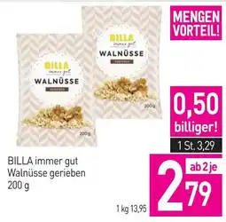 Sutterlüty BILLA immer gut Walnüsse gerieben Angebot