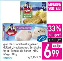 Sutterlüty Iglo Polar-Dorsch natur, paniert Angebot