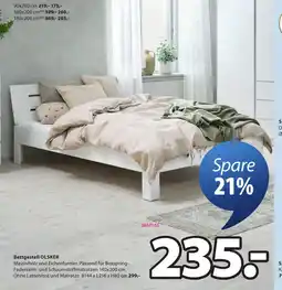 JYSK Bettgestell OLSKER Angebot