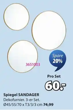 JYSK Spiegel SANDAGER Angebot