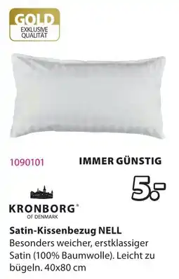 JYSK Kronborg Satin-Kissenbezug NELL Angebot