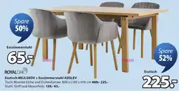 JYSK Esstisch MEJLSKOV + Esszimmerstuhl ADSLEV Angebot