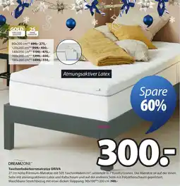 JYSK Dreamzone Taschenfederkernmatratze Driva Angebot