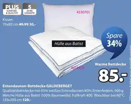 JYSK Entendaunen-Bettdecke GALDEBERGET Angebot