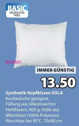 JYSK Synthetik-Kopfkissen SOLA Angebot