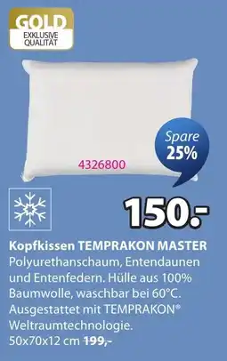 JYSK Kopfkissen TEMPRAKON MASTER Angebot