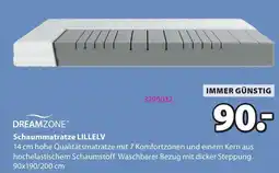 JYSK Dreamzone Schaummatratze LILLELV Angebot