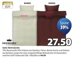 JYSK Satin-Bettwäsche Kronborg Angebot