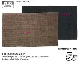 JYSK Badematte FAGERSTA Angebot