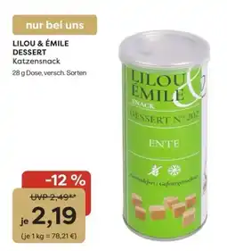 ZOO & Co Lilou & Émile Dessert Katzensnack Angebot