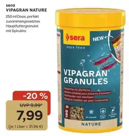 ZOO & Co sera VIPAGRAN NATURE Angebot