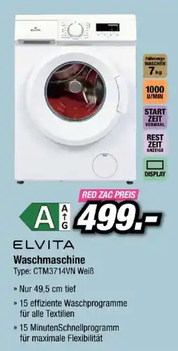 Red Zac Elvita Waschmaschine Angebot