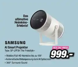 Red Zac Samsung AI Smart Projektor Angebot