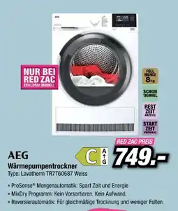 Red Zac AEG Wärmepumpentrockner Angebot