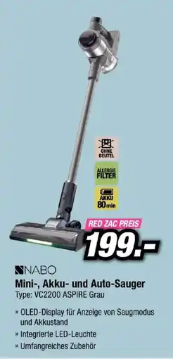 Red Zac NABO Mini-, Akku- und Auto-Sauger Angebot