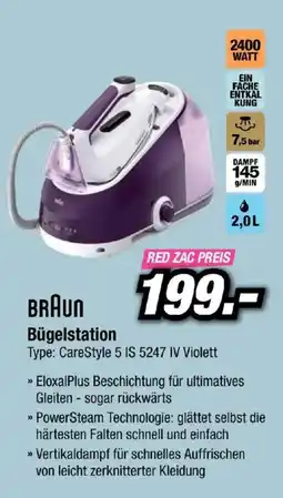 Red Zac Braun Bügelstation Angebot