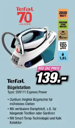 Red Zac Tefal Bügelstation Angebot