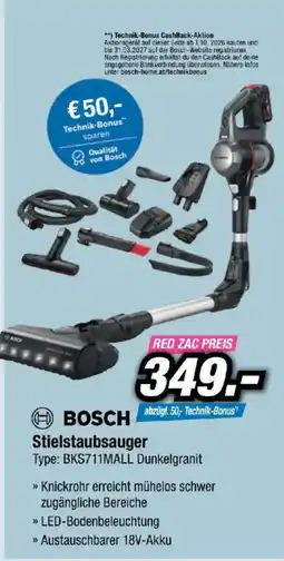 Red Zac BOSCH Stielstaubsauger Angebot