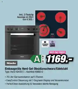 Red Zac Einbaugeräte Herd-Set Obsidianschwarz/Edelstahl Angebot