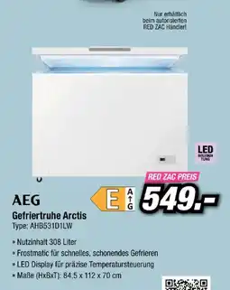 Red Zac AEG Gefriertruhe Arctis Angebot