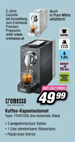 Red Zac Cremesso Kaffee-Kapselautomat Angebot