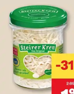 MPreis Feldbacher Steirer Kren Angebot