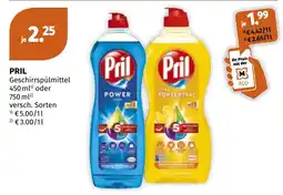 Müller Pril Geschirrspülmittel Angebot