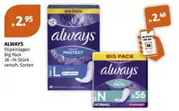 Müller Always Slipeinlagen Angebot
