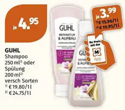 Müller GUHL Shampoo Angebot