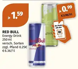 Müller Red Bull Energy Drink Angebot