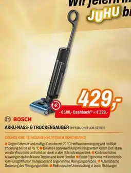 Expert BOSCH AKKU-NASS- & TROCKENSAUGER BHF61BL ONEFLOW SERIE 6 Angebot