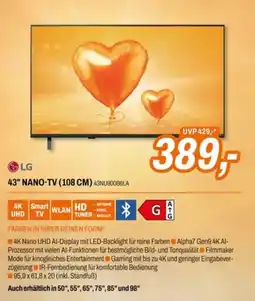 Expert LG 43" NANO-TV (108 CM) Angebot