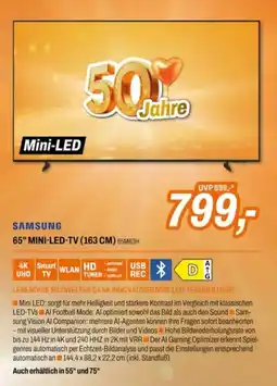 Expert Samsung 65" Mini-LED-TV (163 cm) 65M83H Angebot