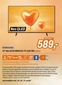Expert Samsung 43" Neo QLED MINILED-TV (108 CM) 43QN73H Angebot