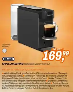 Expert DeLonghi Kapselmaschine Nespresso ENV200.GY Vertuo UP Angebot