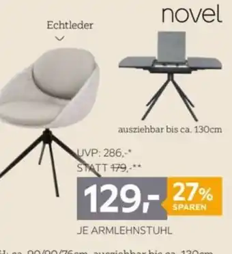 Novel Armlehnstuhl