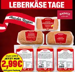 Wurstico Radatz Leberkäse Tage Angebot