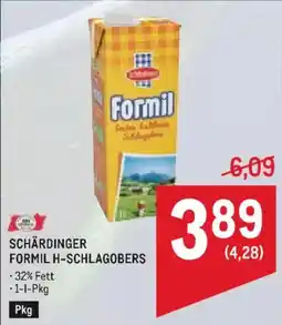 Metro Schärdinger Formil H-Schlagobers Angebot