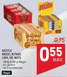 Metro Nestle Riegel Kitkat, Lion, Od. Nuts Angebot