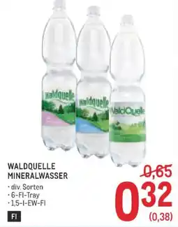 Metro Waldquelle Mineralwasser Angebot