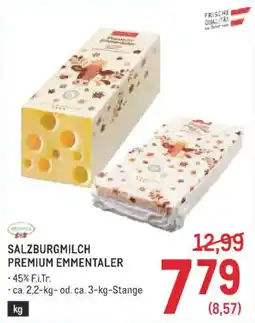 Metro Salzburgmilch Premium Emmentaler Angebot