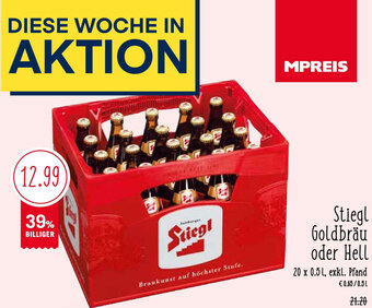 MPreis Stiegl Goldbräu Oder Hell Angebot