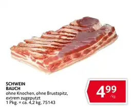 Transgourmet Schwein Bauch Angebot