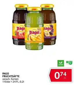 Transgourmet Pago Fruchtsäfte Angebot